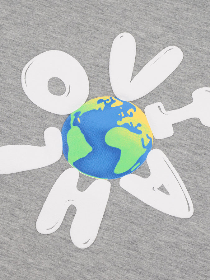 Loviah Planet Puff Crewneck Sweatshirt Fall 2025 | HEATHER GREY