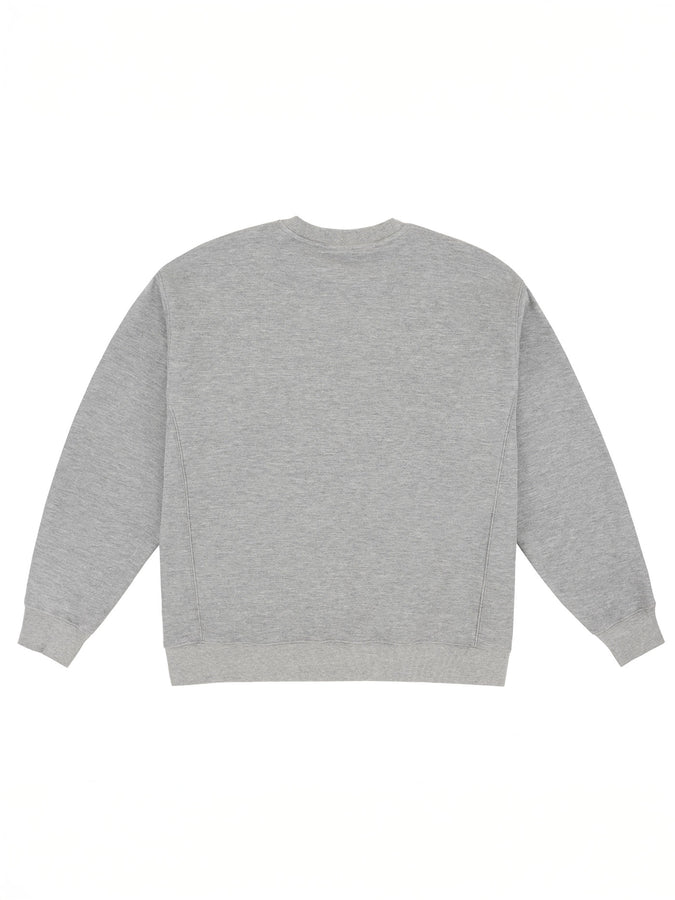 Loviah Planet Puff Crewneck Sweatshirt Fall 2025 | HEATHER GREY