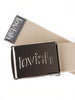 Loviah Chrome Webbing Belt