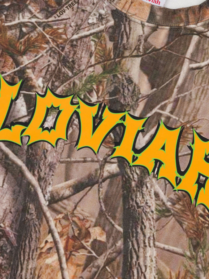Loviah Spiky Camo Tree Crewneck Sweatshirt Fall 2025 | REAL TREE CAMO