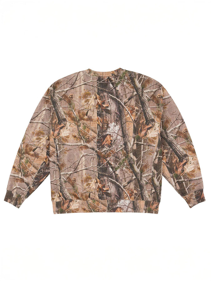 Loviah Spiky Camo Tree Crewneck Sweatshirt Fall 2025 | REAL TREE CAMO