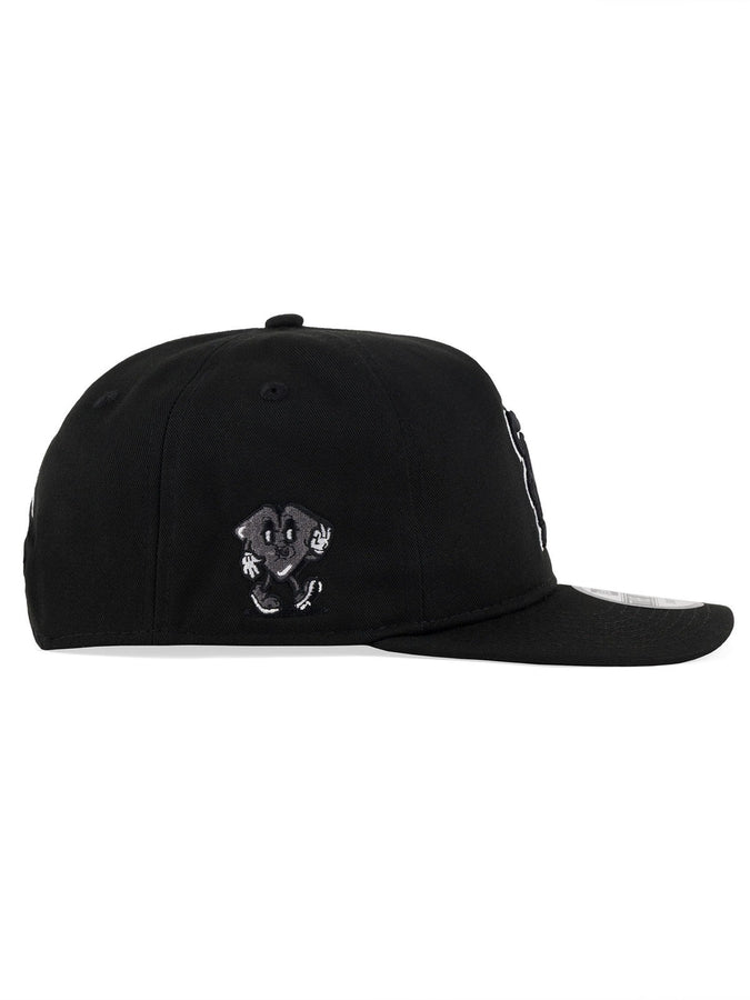 Loviah Big L Golfer Snapback Hat | BLACK