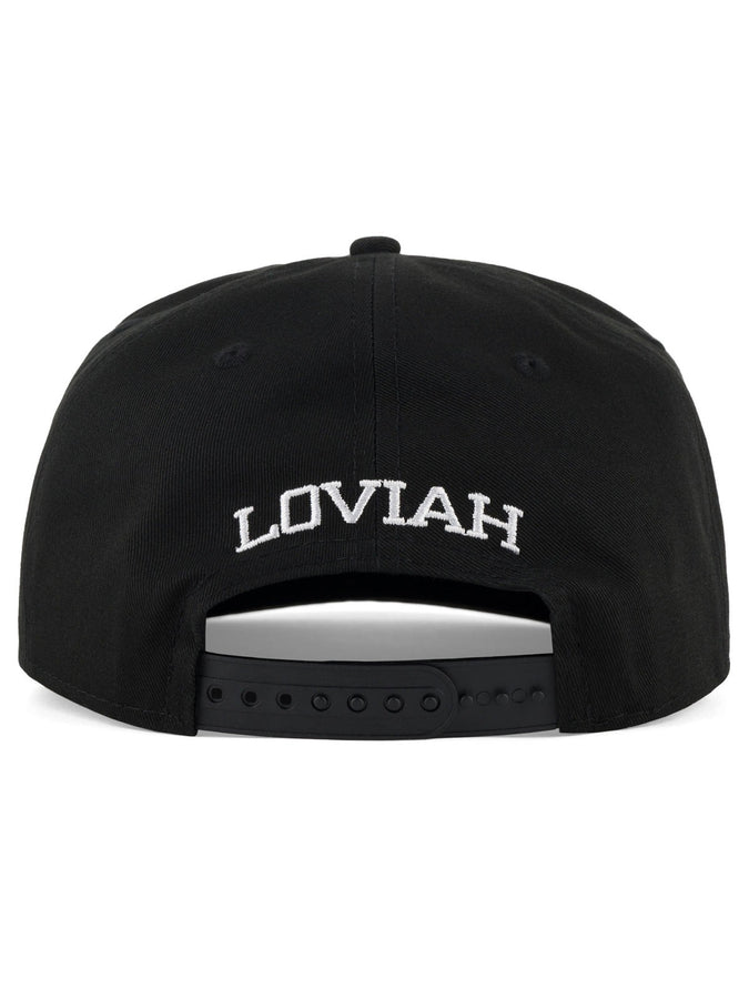 Loviah Big L Golfer Snapback Hat | BLACK