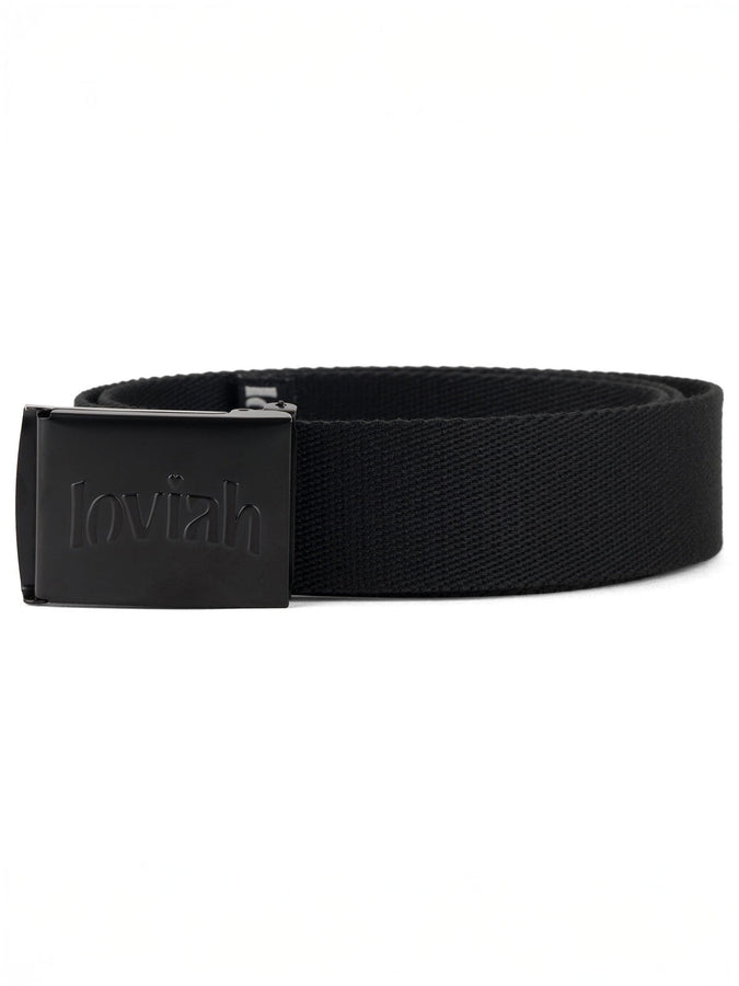Loviah Peace, Love And Skate Web Belt | BLACK