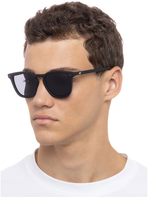 Le Specs No Biggie Black/Smoke Mono Sunglasses