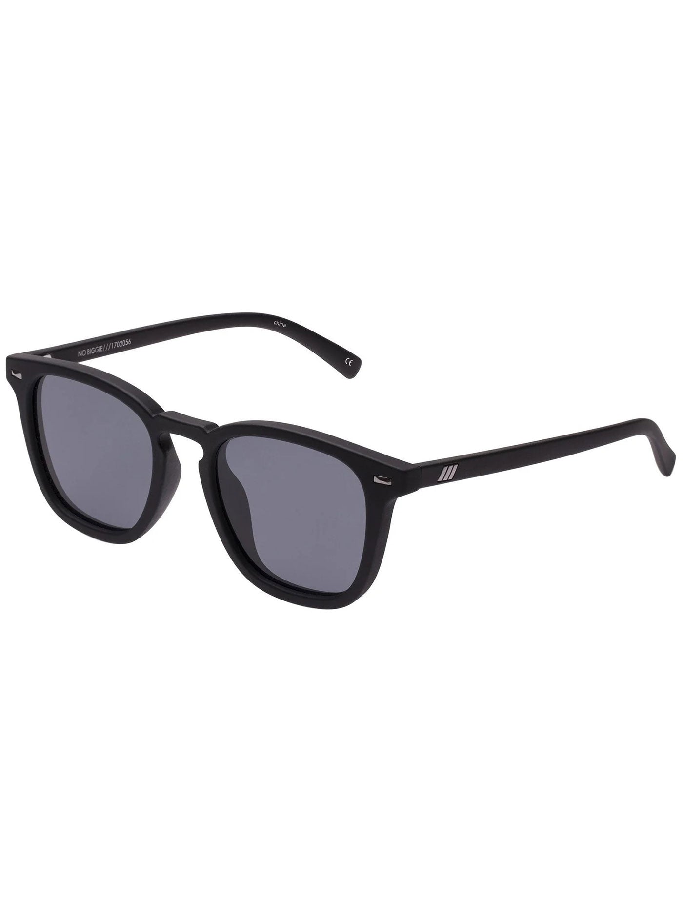 Le Specs No Biggie Black/Smoke Mono Sunglasses