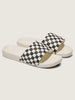 Vans La Costa Slide-On Checkerboard Black/Marshmallow Sandals Spring 2026