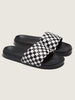 Vans La Costa Slide-On Checkerboard Pure White/Black Shoes Spring 2026