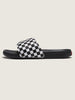Vans La Costa Slide-On Checkerboard Pure White/Black Shoes Spring 2026