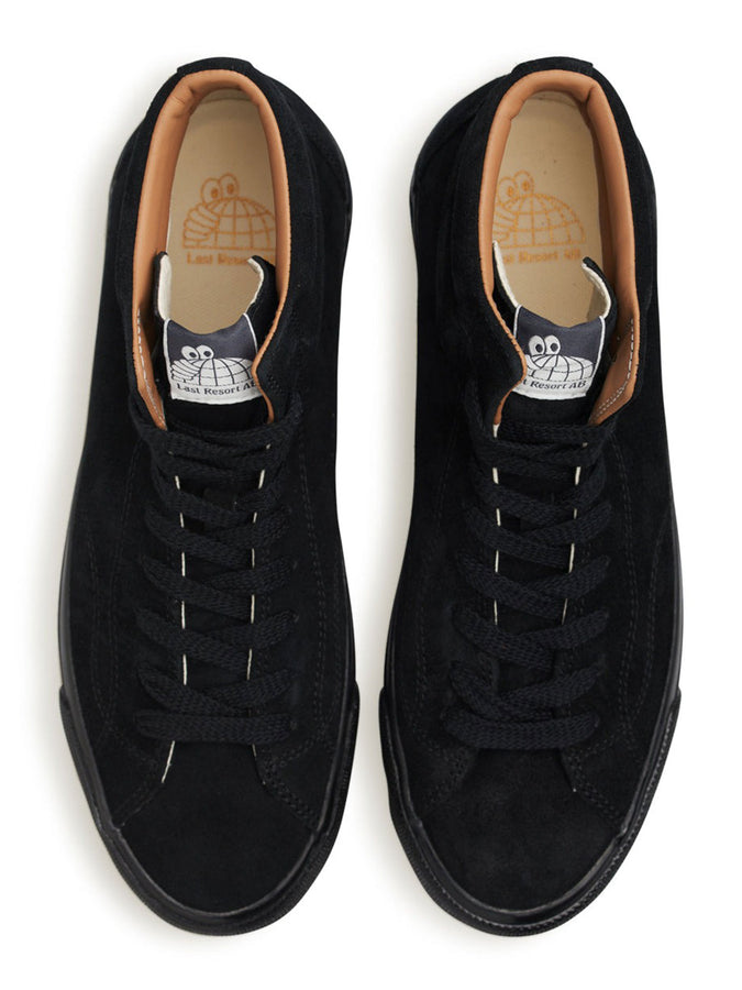 Last Resort AB VM003 Hi Suede Black/Black Shoes Spring 2024 | BLACK/BLACK