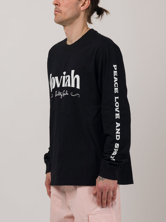Loviah Spring 2024 Quality Goods Long Sleeve T-Shirt | BLACK