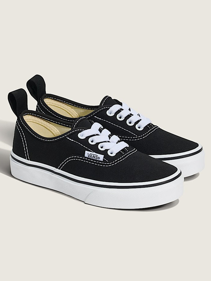 Vans Authentic Elastic Lace Shoes | BLACK/TRUE WHITE (LXN)