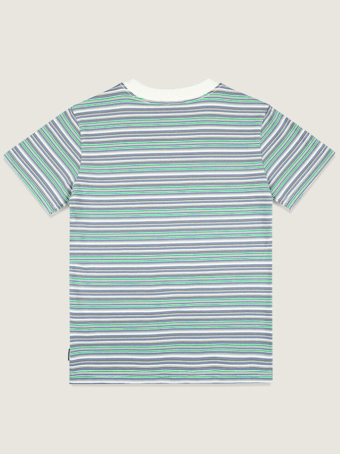 Vans Cameron Check Stripe T-Shirt Spring 2026 | MARSHMLLW/GLACIAL SLATE (GWI)