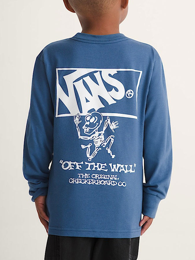 Vans Checker Bones T-Shirt Holiday 2025 | TRUE NAVY (5TU)