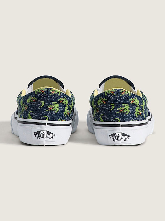 Vans Classic Slip-On Glow Croc Navy/Yellow Shoes Spring 2026 | GLOW CROC NAVY/YELLOW (YY0)