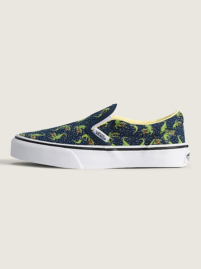 Vans Classic Slip-On Glow Croc Navy/Yellow Shoes Spring 2026 | GLOW CROC NAVY/YELLOW (YY0)