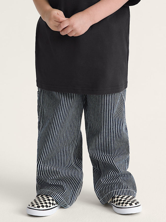 Vans Drill Chore Loose Stripe Pants (Kids 2-7) Fall 2026 | INDIGO (IND)