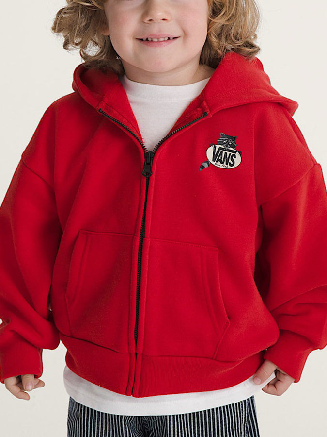 Vans Dumpster Racoon Zip Hoodie Fall 2026 | RACING RED (IZQ)