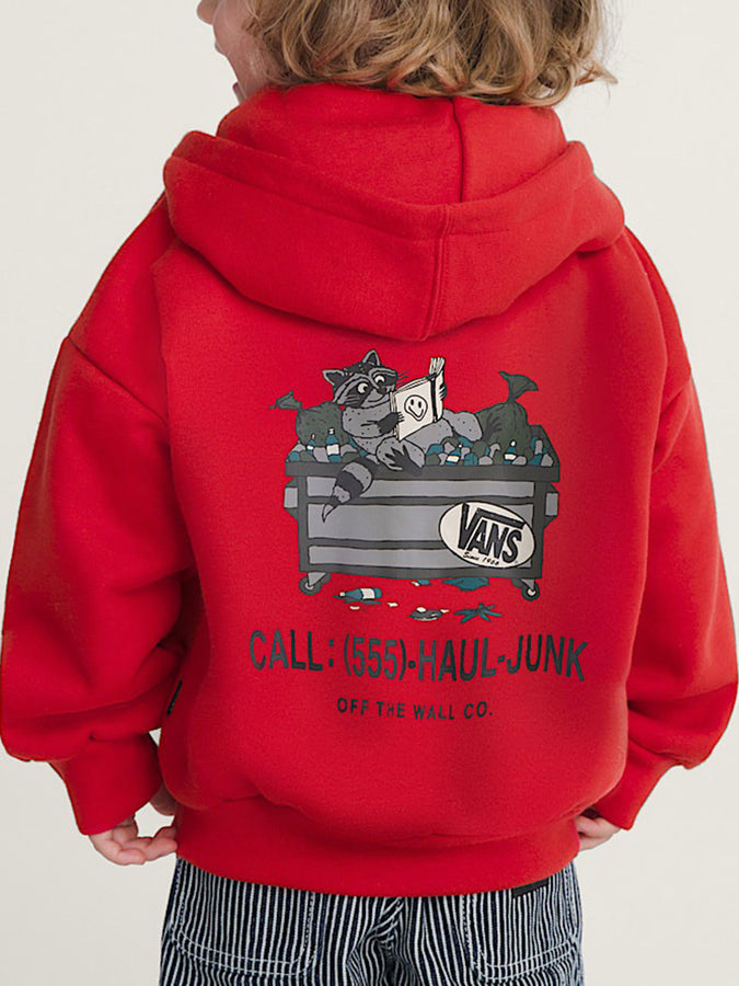 Vans Dumpster Racoon Zip Hoodie Fall 2026 | RACING RED (IZQ)