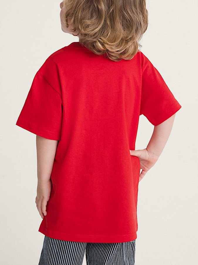 Vans Hot Dawg T-Shirt (Kids 2-7) Fall 2026 | RACING RED (IZQ)