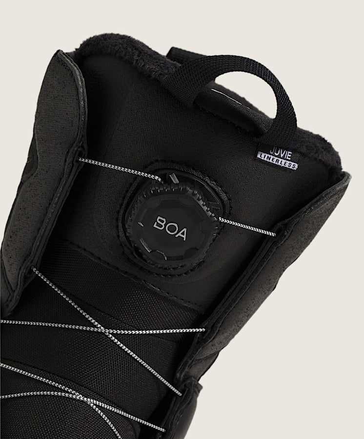 Vans Juvie Linerless Black/White Snowboard Boots 2026 | BLACK/WHITE (BA2)