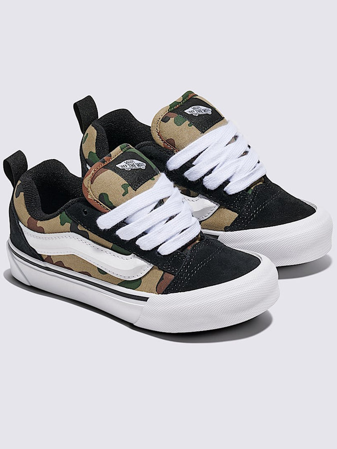 Vans Knu School Black Camo/Green Shoes Fall 2025 | CAMO BLACK/GREEN (YJ7)