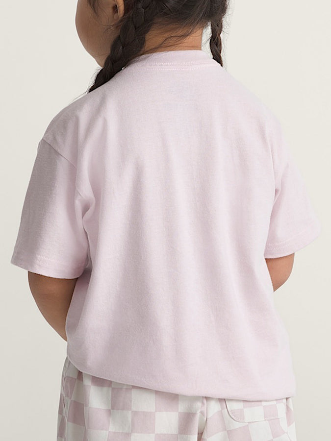 Vans Little Flower T-Shirt (Kids 2-7) Fall 2026 | PALE PETAL (H8H)