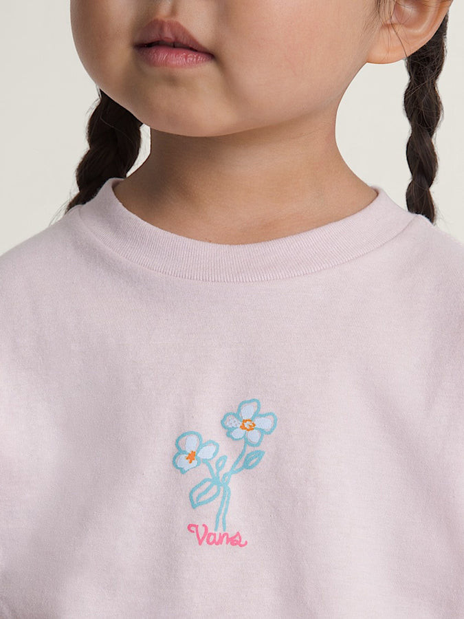Vans Little Flower T-Shirt (Kids 2-7) Fall 2026 | PALE PETAL (H8H)