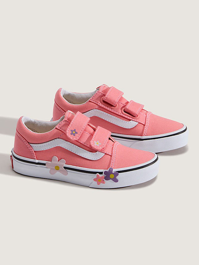 Vans Old Skool V Flower Sunset Blush Pink Shoes Fall 2026 | SUNSET BLUSH PINK (GSB)