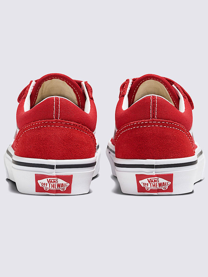 Vans Old Skool V Racing Red/White Shoes Spring 2026 | RACING RED/TRUE WHITE (JV6)