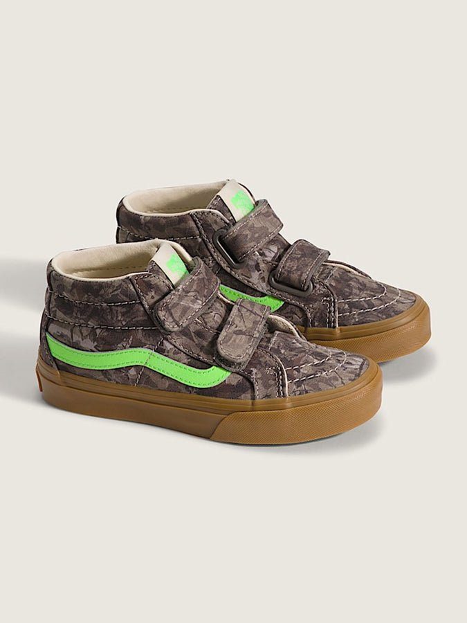 Vans Sk8-Mid Reissue V Camo Green Gecko Shoes Spring 2026 | CAMO GREEN GECKO (YSC)