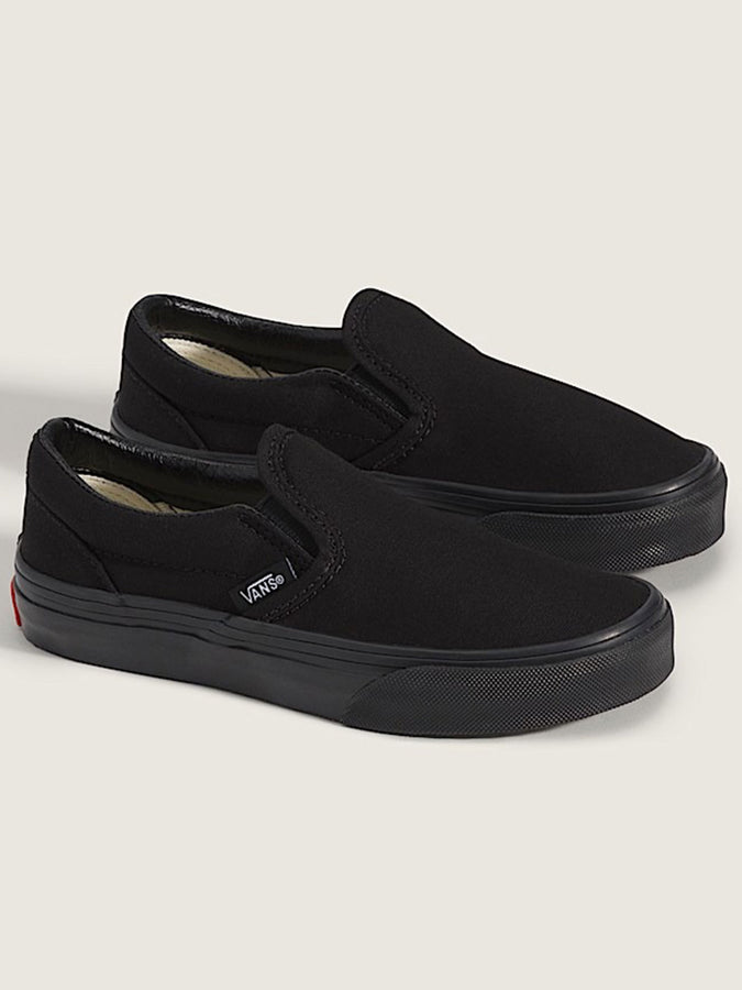 Vans Classic Slip-On Black/Black Shoes | BLACK/BLACK (ENR)