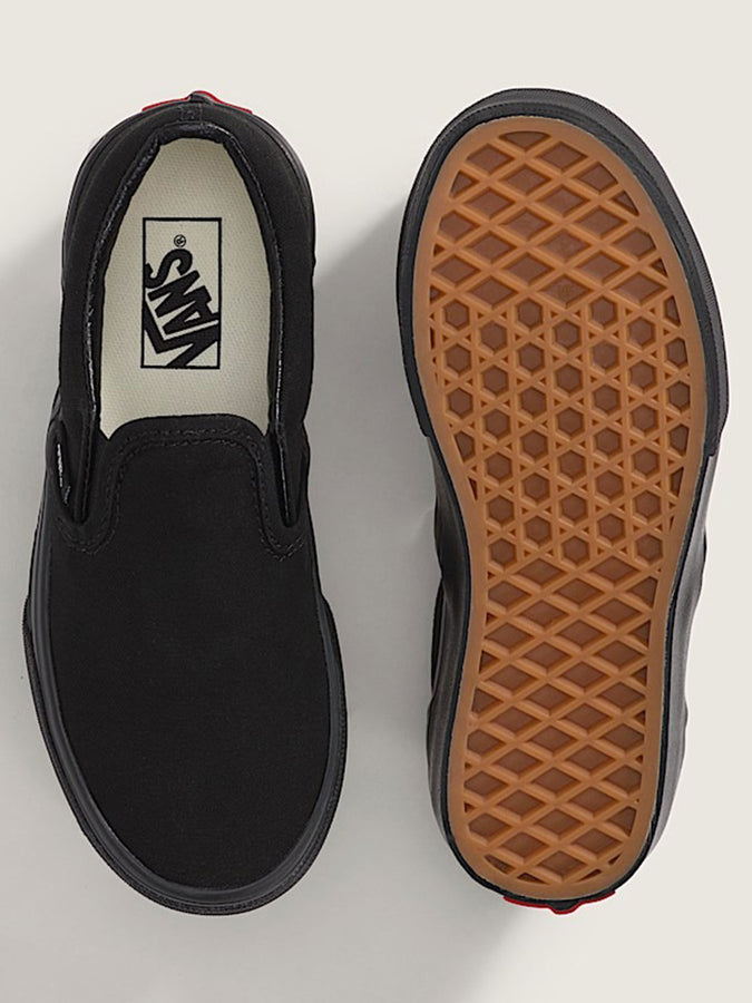 Vans Classic Slip-On Black/Black Shoes | BLACK/BLACK (ENR)