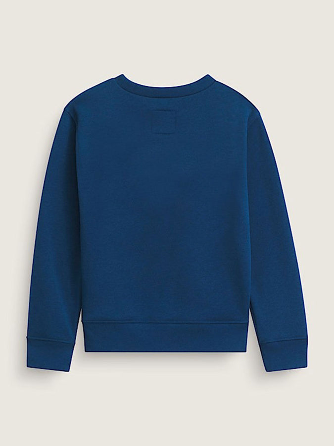 Vans Stretch Logo Crewneck Sweatshirt Spring 2026 | DEEP INDIGO/FLAME (GCC)