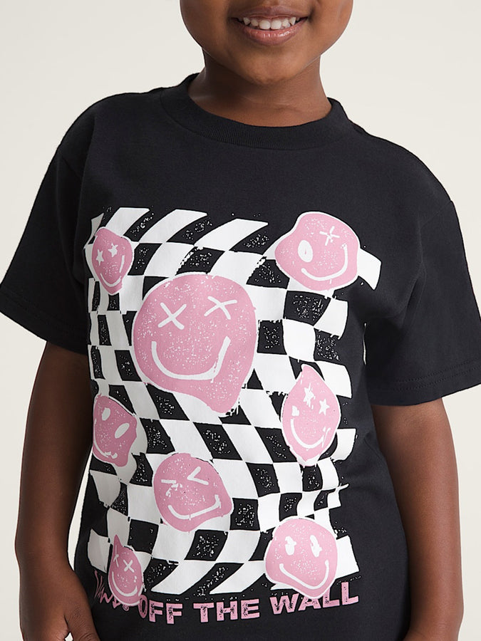 Vans Twisted Joy T-Shirt (Kids 2-7) Summer 2026 | BLACK (BLK)
