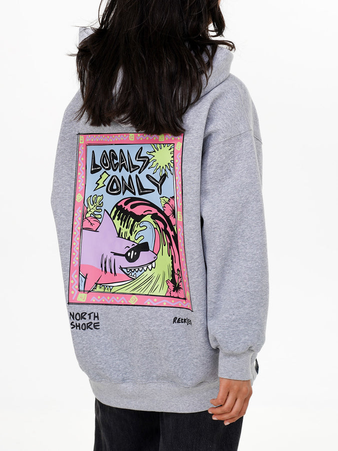 Notice The Reckless Locals Only Hoodie Summer 2026 | GREY MIX