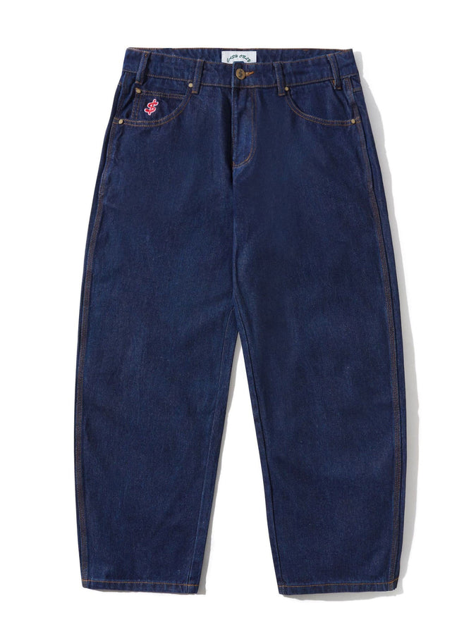 Cash Only Logo Baggy Jeans Spring 2026 | RAW INDIGO