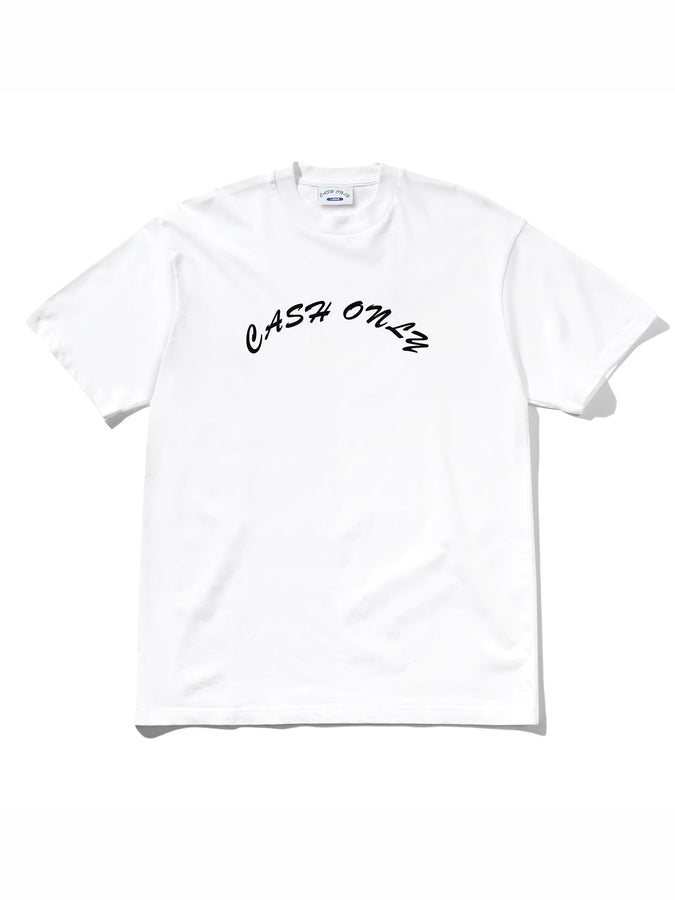 Cash Only Logo T-Shirt Fall 2025 | WHITE