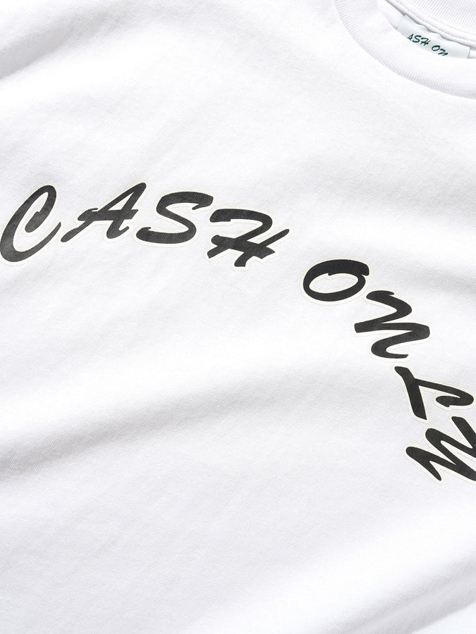 Cash Only Logo T-Shirt Fall 2025 | WHITE