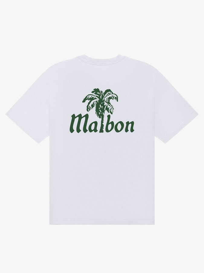 Malbon Bermuda Playa T-Shirt Summer 2026 | BRIGHT WHITE