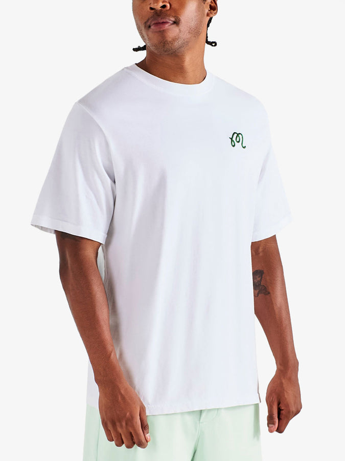 Malbon Bermuda Playa T-Shirt Summer 2026 | BRIGHT WHITE