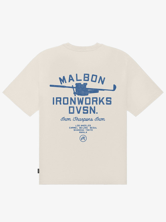 Malbon Vista Ironworks T-Shirt Fall 2026 | IVORY