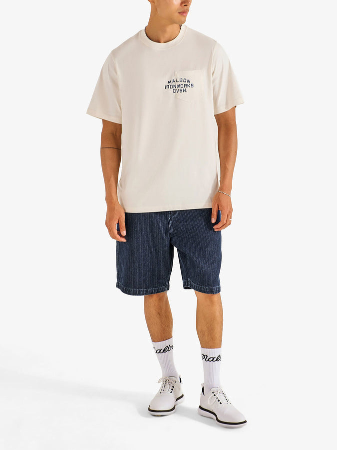 Malbon Vista Ironworks T-Shirt Fall 2026 | IVORY