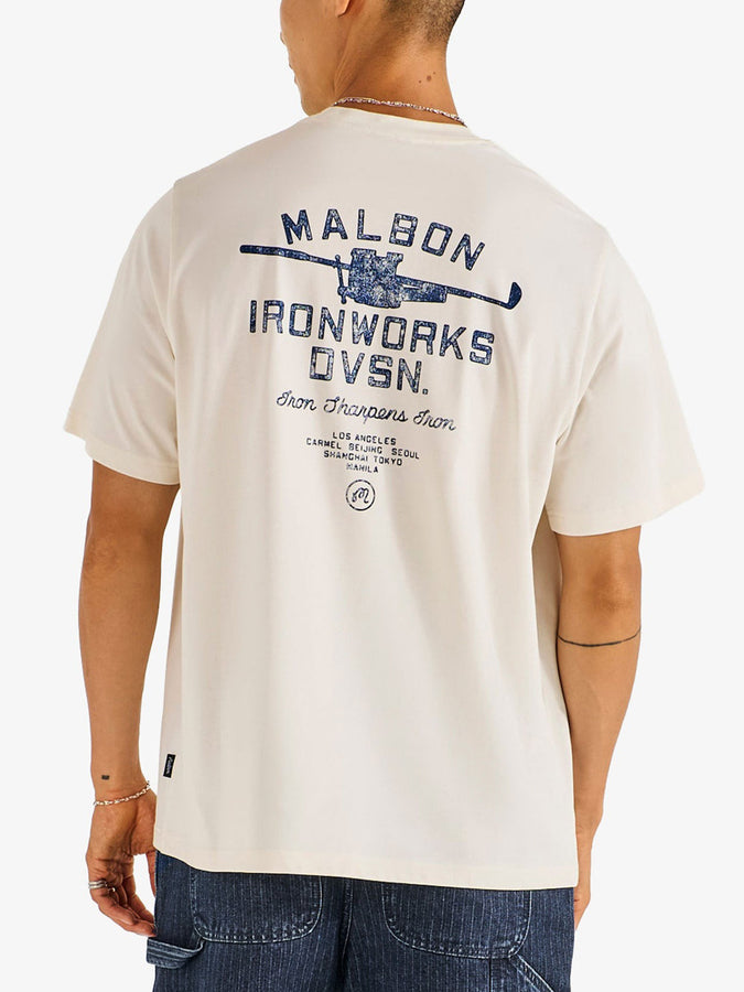 Malbon Vista Ironworks T-Shirt Fall 2026 | IVORY