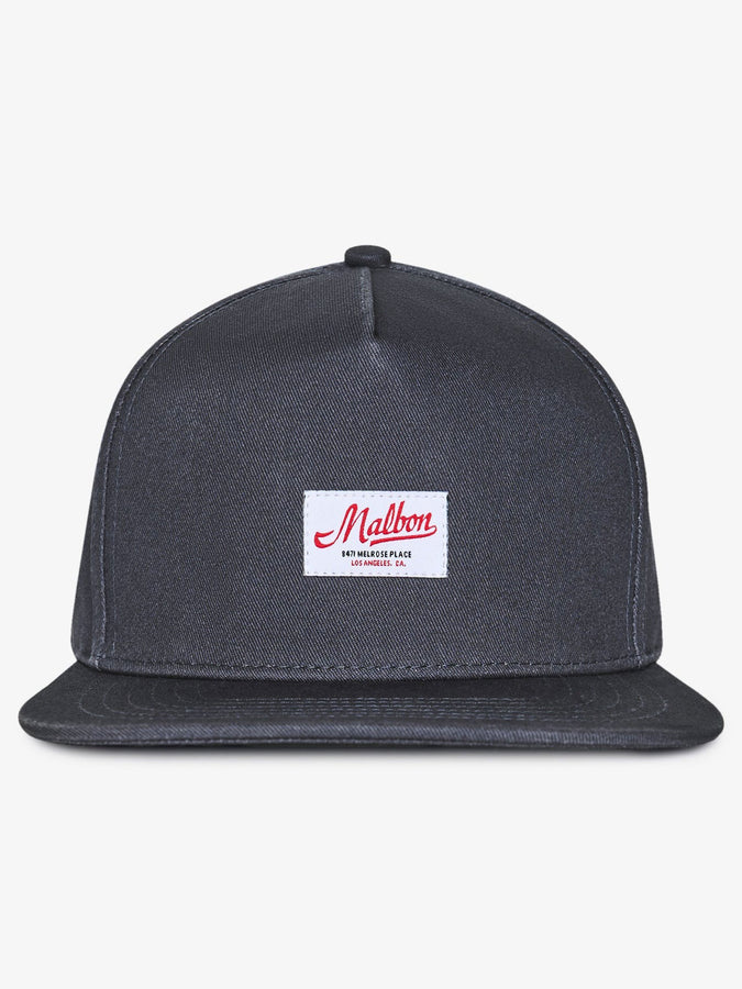 Malbon Benchmark Snapback Hat | BLUEBERRY