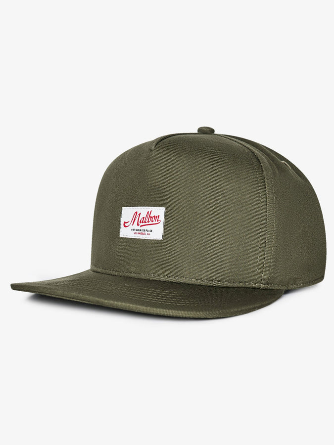 Malbon Benchmark Snapback Hat | MILITARY GREEN