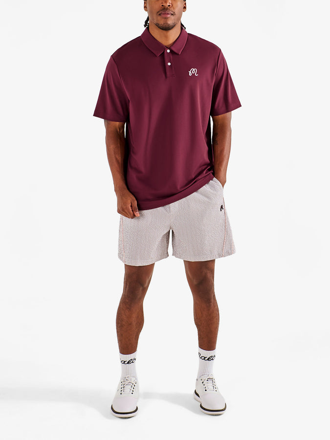 Malbon Fairway Polo Summer 2026 | RASPBERRY TRUFFLE