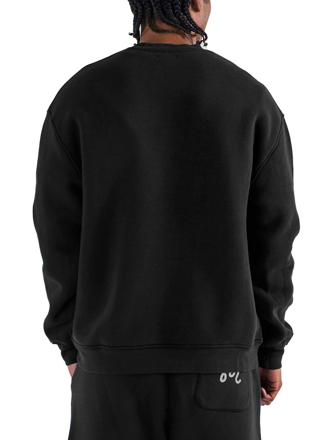 Malbon Range Cooper Crewneck Sweatshirt Spring 2026 | BLACK