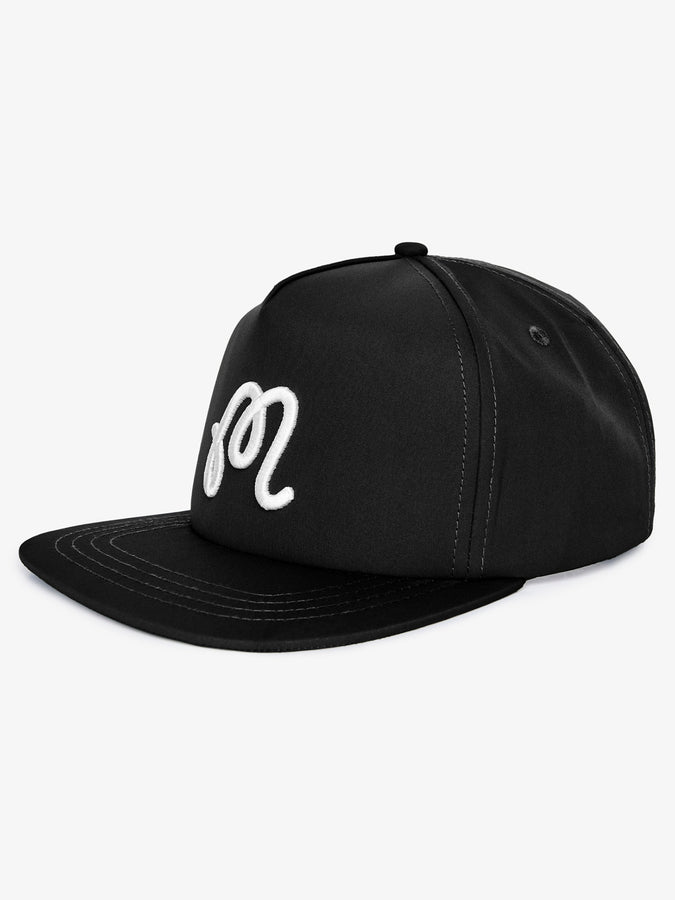 Malbon M Snapback Hat Summer 2026 | BLACK