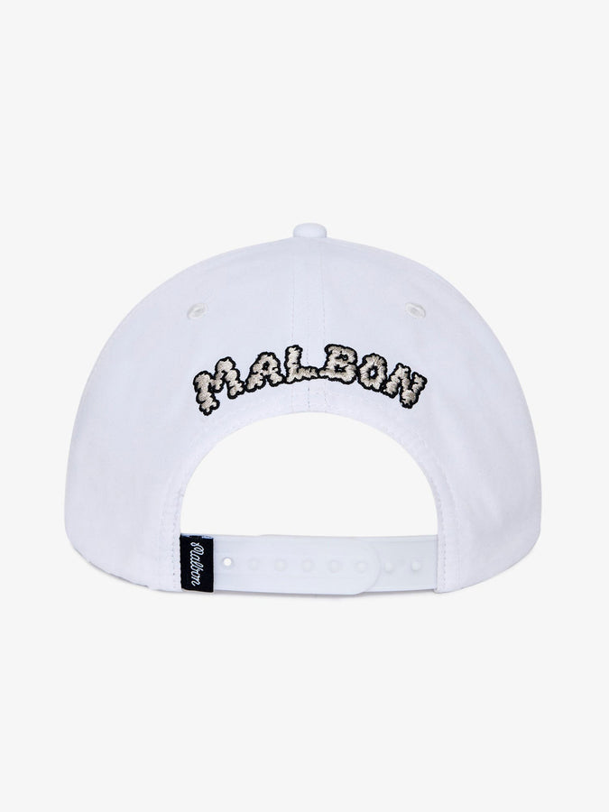 Malbon Dragon Rope Snapback Hat | WHITE